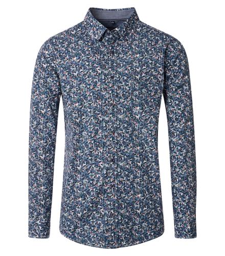 Freizeithemd M Casual Fit - Blau