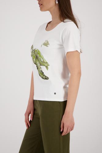 T-Shirt mit Schildkrötenprint