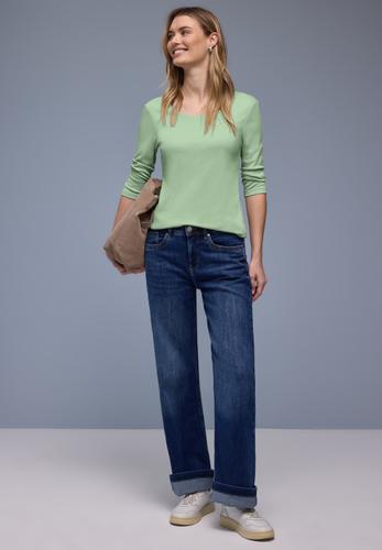 Basic Shirt mit blickdichter Front 40 - Pale Mint Green