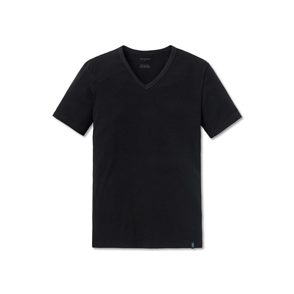 Shirt 1/2 Arm 7 - Schwarz