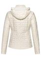 Steppjacke 44 Tailliert - Grau Beige
