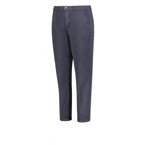 MAC JEANS - CHINO turn up, Authentic stretch gabardi 198r blau