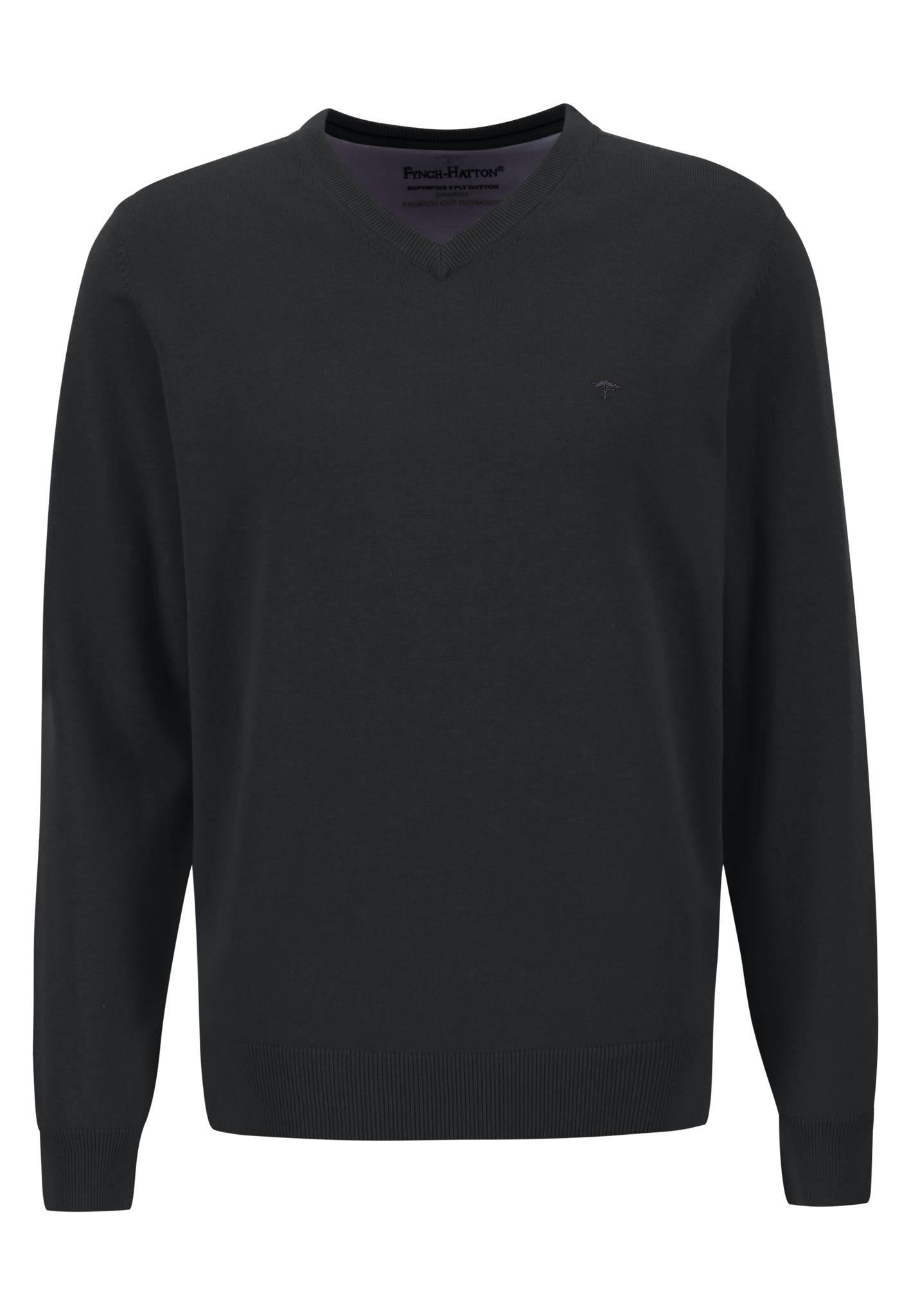 V-Neck M Casual Fit - Black