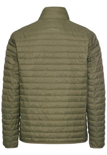 Steppblouson mit Stehkragen Grün 50