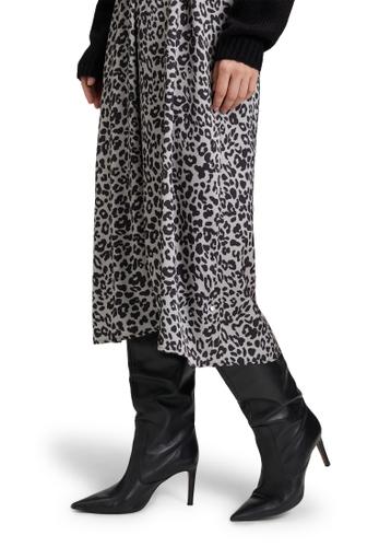 Casual-Kleid 40 Lässig - Patch Black/grey