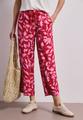 Wide Leg Hose im Loose Fit mit Print 38/7/8 Hosen - Salsa Red