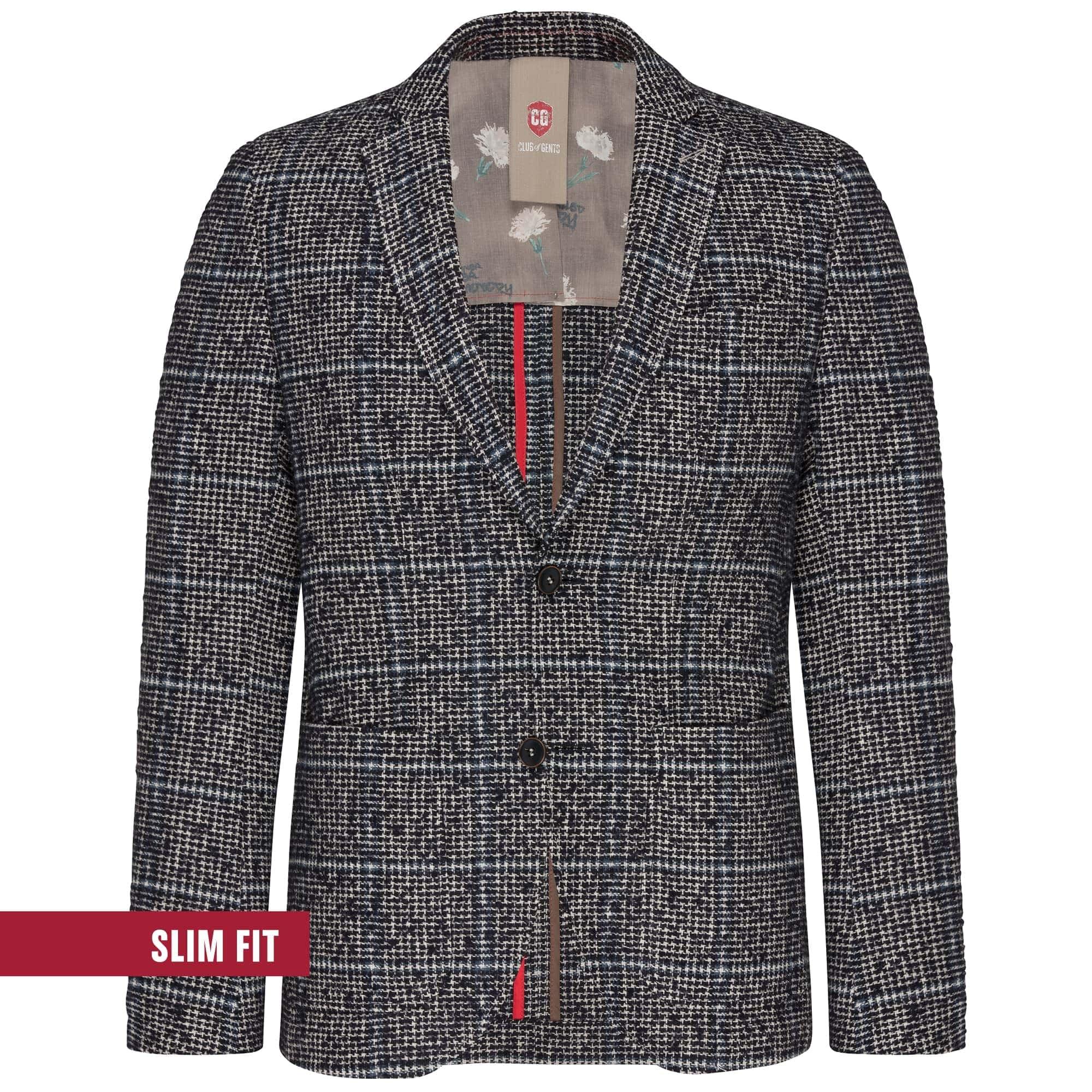 Sakko/Jacket CG Chris SV 48 slim fit - Blau Dunkel