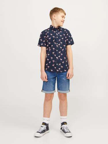 JJIRICK JJICON SHORTS GE 633 I.K SN JNR 158 Normal geschnitten - Blue Denim