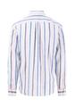 Colorful Linen Stripes, B.D., 1/2 M Casual Fit - Peony