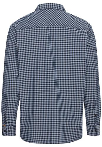 Vichy Karohemd aus reiner Baumwolle Blau 3XL