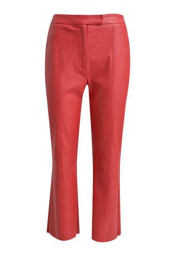Vegan Leather Pants M - Cherry
