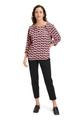 Casual-Bluse 40 Lässig - Pink/dark Blue