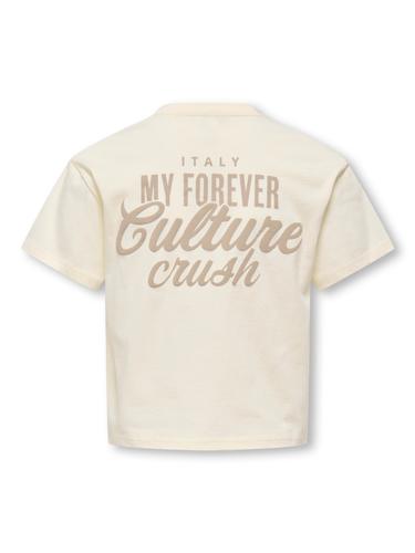 KOGVILLA LIFE S/S BOXY PRINTED TOP JRS