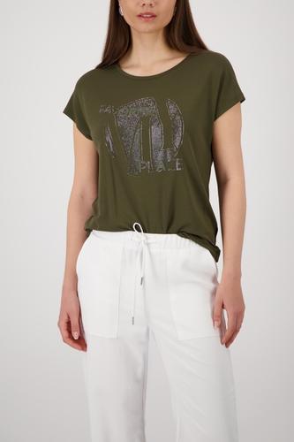 T-Shirt mit Strasssteinen