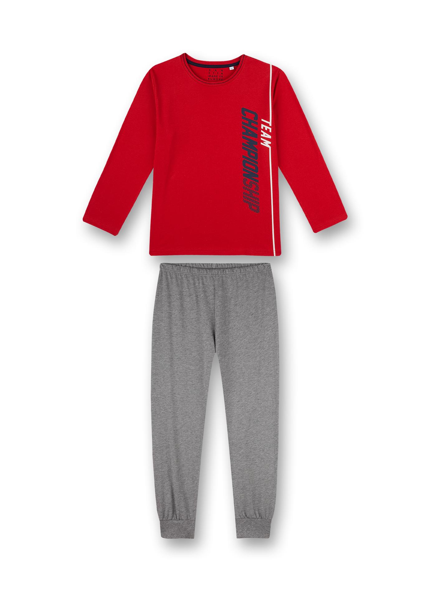Schlafanzug lang 140 - Rubi Red