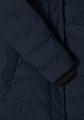 Mantel mit nahtloser Steppung L - Dark Navy Blue
