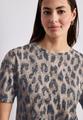 Shirt im Ausbrenner-Look mit Print
