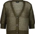 Strickjacke mit Ajour-Struktur