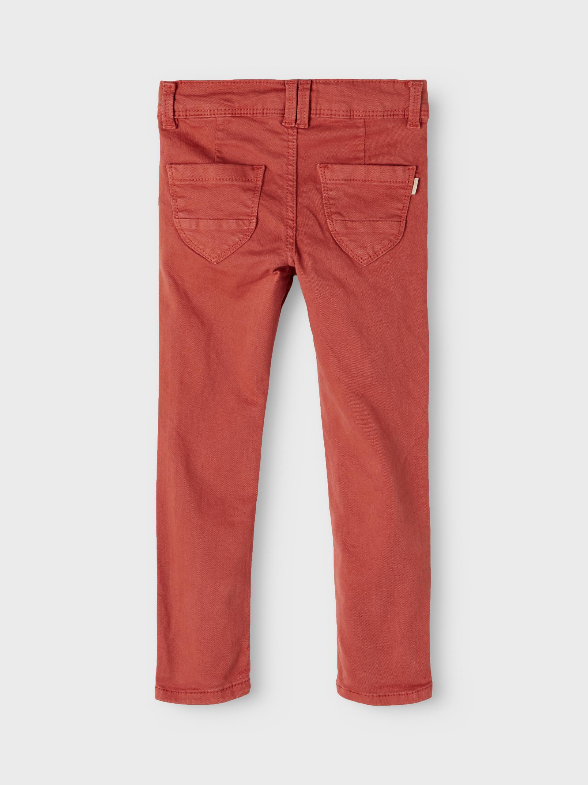 NMFPOLLY TWIATEXY LEGGING DN 92 Skinny Fit - Etruscan Red