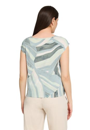 Blusenshirt 38 Figurumspielend - Mint/Green