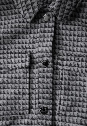 Kurze Jaquard Jacke XL - Black