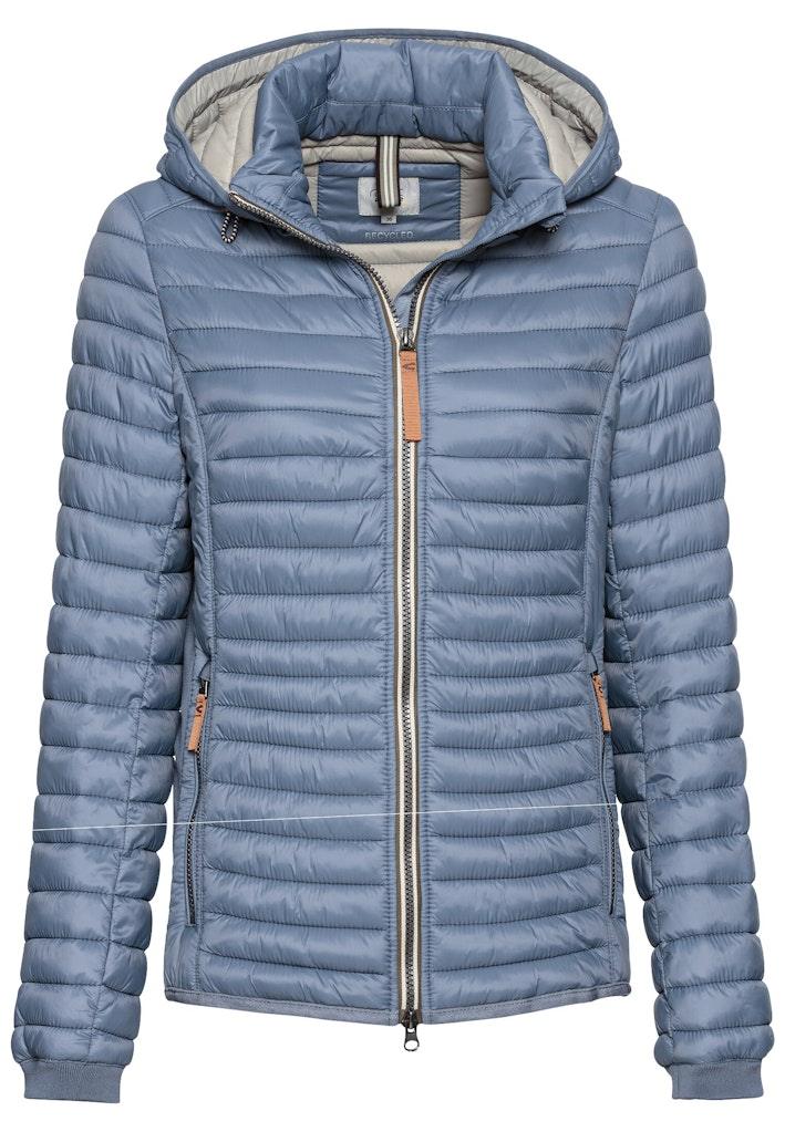 Leichte Steppjacke aus recyceltem Polyamid Blau 46