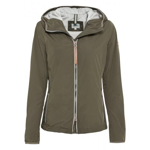 Taillierter Anorak mit Kapuze