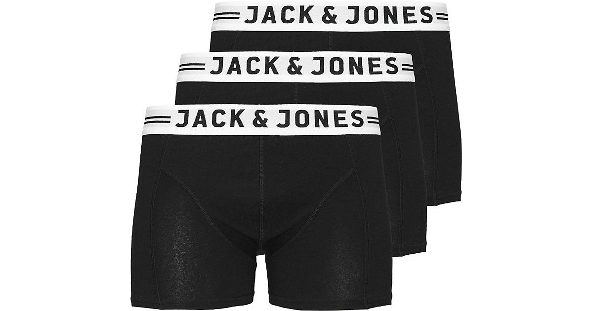 SENSE TRUNKS 3-PACK NOOS JNR 140 - Black