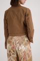 Trench Jacke mit Druckknopfverschluss