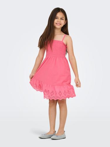 KOGLOU LIFE EMB SMOCK DRESS WVN