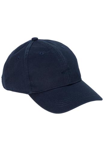 Cap aus Baumwolle Blau OS