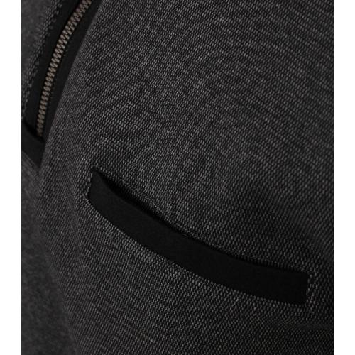 Sweat-Troyer gemustert M - Anthrazit
