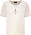 T-Shirt mit Strasssteinen 40 - Champagne Beige