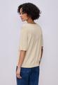Kurzarm Pullover mit Rundhals 38 - Smoke Beige Mel.