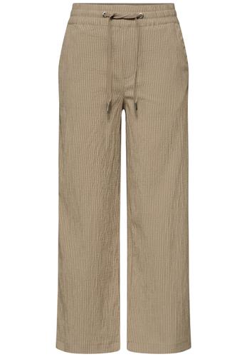 Wide Leg Hose im Loose Fit mit Streifen 40/7/8 Hosen - Silent Sand