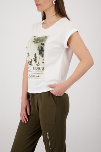T-Shirt mit Print 46 - Cream