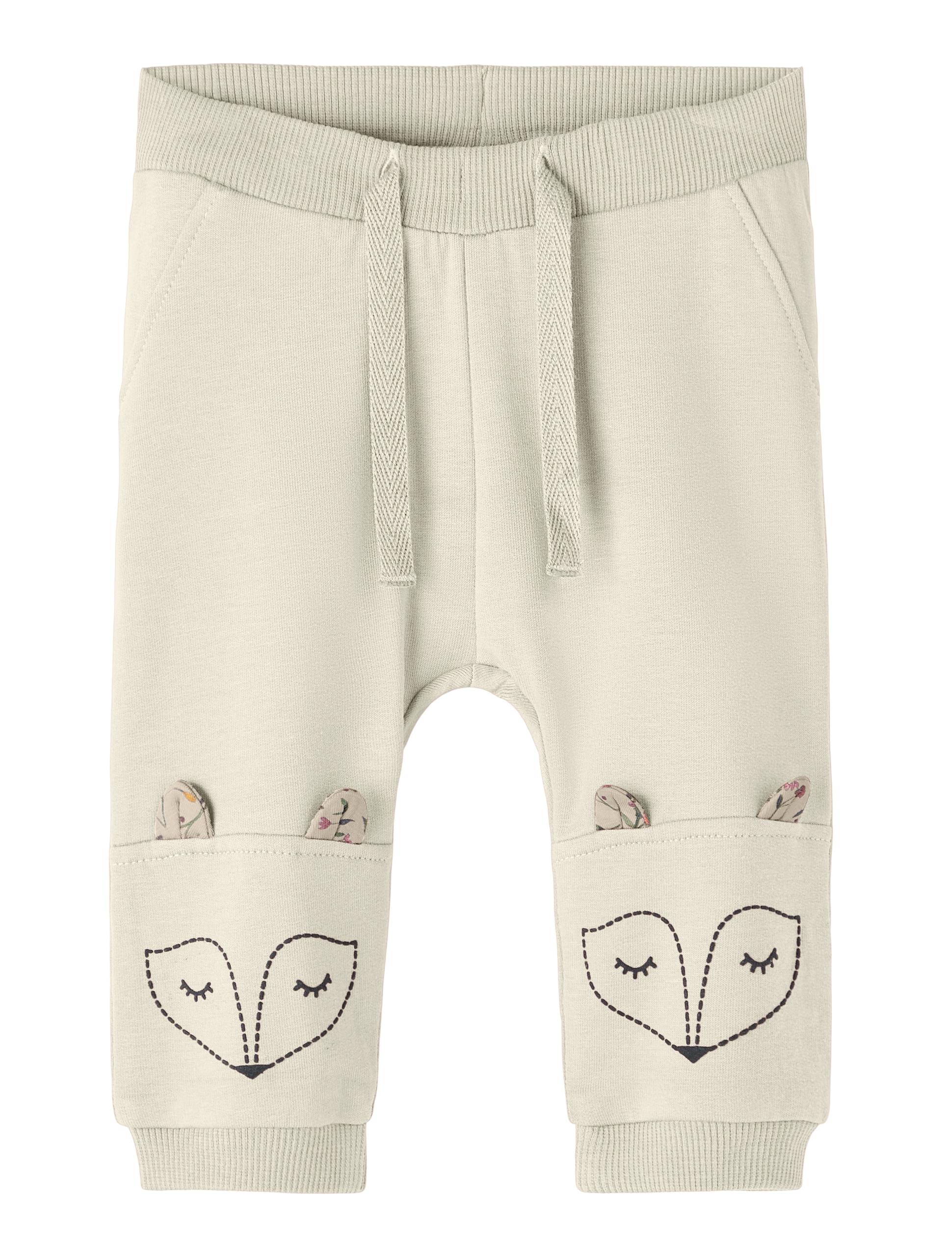 NBFONINA SWEAT PANT BRU 68 Normal geschnitten - Peyote Melange