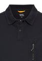 Kurzarm Poloshirt mit Cooling Effekt Blau L