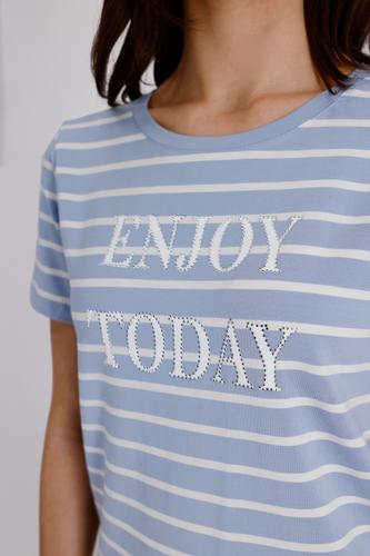 T-Shirt mit Streifen 40 - Sea Side Ringel