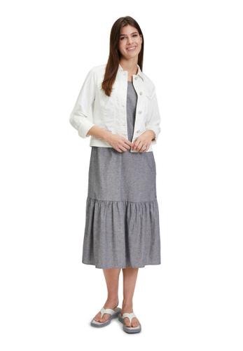 Jeansjacke 46 Leicht tailliert - Rohweiß