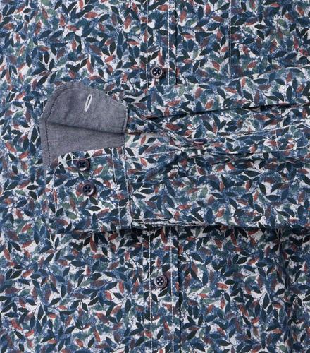 Freizeithemd M Casual Fit - Blau