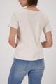 T-Shirt mit Strasssteinen 40 - Champagne Beige