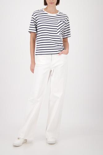 Gestreiftes T-Shirt 42 - Marine Ringel