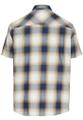 Kurzarmhemd mit Karomuster Blau 3XL