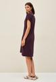 Sommerliches Strick-Kleid XS - Mulberry Red