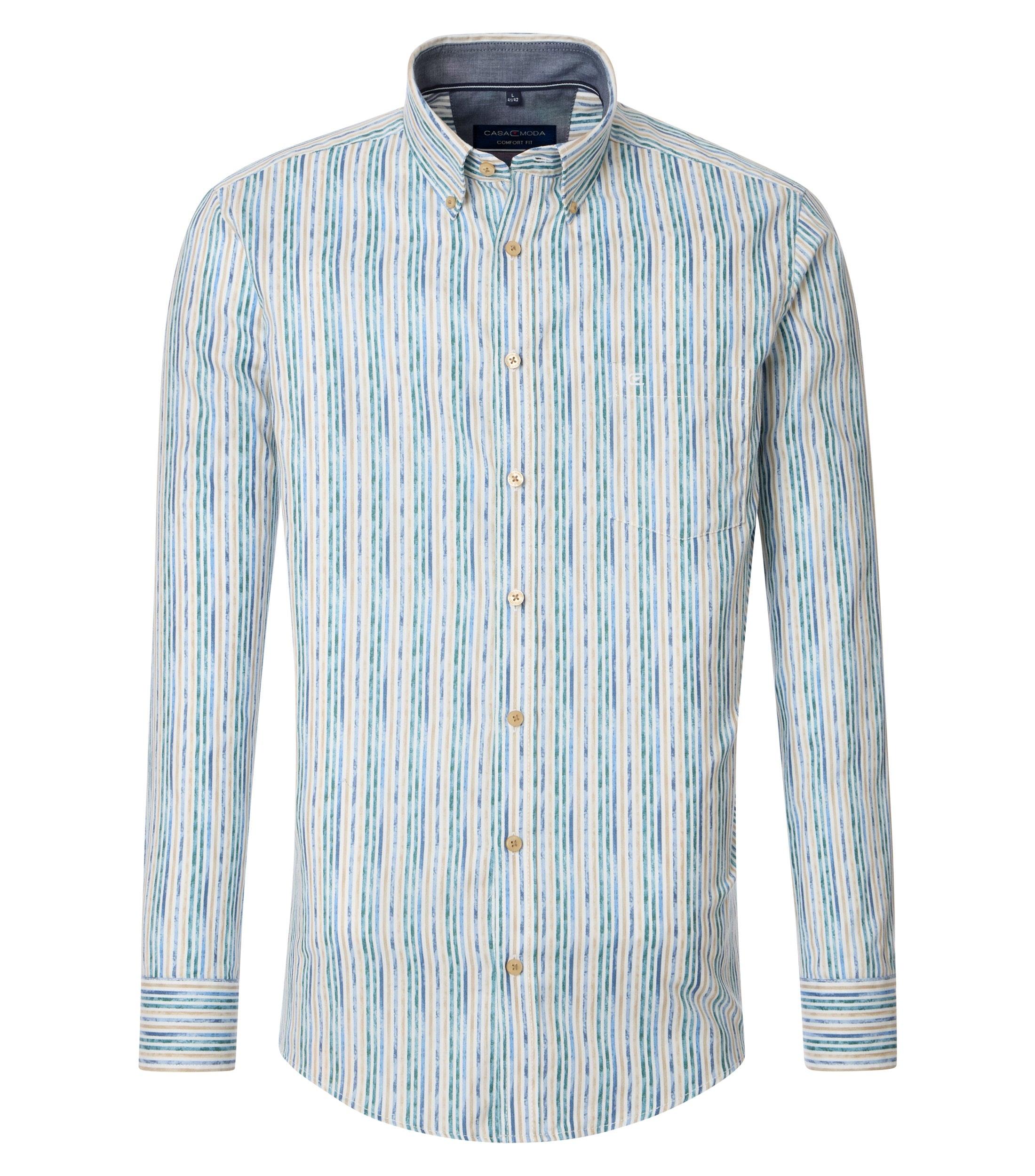 Freizeithemd L Comfort Fit - Aqua Bis Petrol