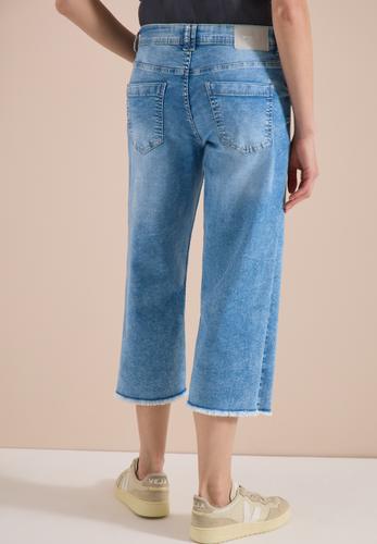 3/4 Wide Leg Jeans im Loose Fit 33/3/4 Hosen - Light Blue Washed