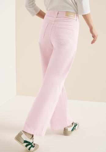 High Waist Wide Leg Jeans im Loose Fit 26/28 - Light Blush Rose