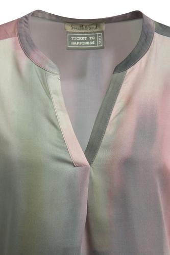 Vince Blouse L - Khaki Print