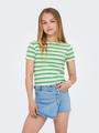 KOGEVIG S/S RIB TOP JRS 158/164 Normal geschnitten - Cloud Dancer